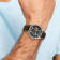 Charles Hubert Stainless Steel Chronograph Black Dial Watch