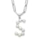 Rhodium Over Sterling Silver 3-5.5mm Freshwater Cultured Pearl LETTER S
18-inch Necklace