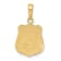 10K Yellow Gold Police Badge Pendant