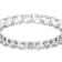 Moissanite Eternity Band In PlatInum-Enhanced Sterling Silver