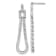 Rhodium Over 14K White Gold Lab Grown Diamond SI1/SI2, G H I, Post Loop
Dangle Earrings