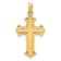 14k Yellow Gold Passion Cross Pendant