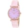 Oceanaut Women's Harmony Pink Dial, Pink Leather Strap Watch