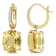 Citrine and Diamond 14K Yellow Gold 8.71ctw