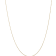 14k Yellow Gold 0.5mm Solid Cable 18 Inch Chain