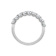 White Cubic Zirconia Platinum Over Sterling Silver Ring 0.90ctw