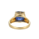 Lab Blue Sapphire And Cubic Zirconia 18k Yellow Gold Over Silver
September Birthstone Ring 4.45ctw