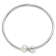 Rhodium Over Sterling Silver 9-10mm White Freshwater Cultured Pearl
Flexible Cuff Bangle