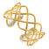 14K Yellow Gold Polished Woven Cuff Bangle
