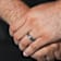 Robert Alton Men's Brushed 7mm Band Ring In Tungsten