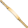 14k Yellow Gold Mariner Link ID Bracelet