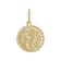 Scorpio Zodiac Medallion Pendant In Solid 14K Yellow Gold