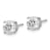 Rhodium Over 14K White Gold 1.75ct. 6.0mm Round G H I True Light
Moissanite Screwback Earrings