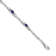 Rhodium Over 14k White Gold Diamond and Sapphire Bracelet
