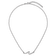 Rhodium Over Sterling Silver Wave 16 + 2 Inch Necklace