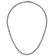 Sterling Silver Antiqued and Satin 3.2mm Box 16 Inch Chain