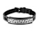 Mens Carbon Fiber, Stainless Steel and Black Leather Greek Key Bracelet