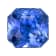 Sapphire Loose Gemstone 7.4x7.1mm Radiant Cut 2.55ct