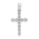 Rhodium Over 14K White Gold 1/4ct. Diamond Cross Pendant
