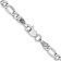 Rhodium Over 14k White Gold 3.5mm Figaro Link 18 Inch Chain