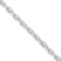 Sterling Silver 2.2mm Diamond-cut Long Link Cable Chain Necklace