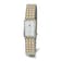 Charles Hubert Ladies Two-Tone Titanium White Dial Watch