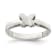 Rhodium Over Sterling Silver Polished Butterfly Children's Ring