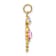 10k Yellow Gold Pink Simulant June Birthstone and Clear Cubic Zirconia
Boy Charm