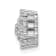 Rhodium Over 14K Gold Lab Grown Diamond SI1/SI2, G H I, Cluster Chain
Slide Pendant 0.28ctw