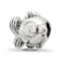 Sterling Silver Fish Bead