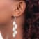 Sterling Silver Polished Freshwater Cultured Pearl 2-Strand Dangle Earrings