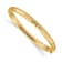14k Yellow Gold Diamond-Cut Florentine Hinged Baby Bangle