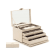 Caroline Large Jewelry Box Ivory By Wolf