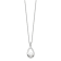 Rhodium Over Sterling Silver 6-7mm White Button Freshwater Cultured
Pearl Necklace