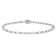 Lab-Created White Sapphire Tennis Bracelet In Sterling Silver 7.01ctw