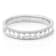 Lab-Grown Diamond Band Ring In Sterling Silver 0.50ctw