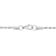 Robert Alton Men's Rope Chain Necklace 2.3mm In Stainless Steel 24 Inch