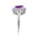 Purple Lab Created Sapphire with White Topaz Accents Sterling Silver
Halo Ring for Women