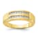 10K Yellow Gold Lab Grown Diamond Men's Ring