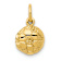 14k Yellow Gold Textured Soccer Ball Charm