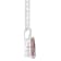 12x8mm Pear Shape Rose Quartz With Diamond Accents Rhodium Over Sterling
Silver Pendant with Chain