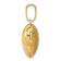 14k Yellow Gold Polished, Diamond-Cut and Textured 3D Heart Pendant