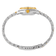 Ladies Charles Hubert IP-plated Two-tone 26mm Black Dial Watch