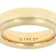 Polished Comfort Fit Band Ring In 18K Gold Over Bronze