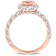 Morganite and Diamond 14K Rose Gold Ring 1.09ctw