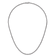 Rhodium Over Sterling Silver Polished 2.0mm Box 24 Inch Chain