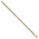 14k Yellow Gold Polished and Textured 5.02mm Cable Link Bracelet