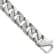 White Cubic Zirconia Stainless Steel Men's Bracelet