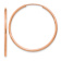 14k Rose Gold 1 3/16" Polished Endless Tube Hoop Earrings