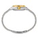 Mens Charles Hubert Two-tone Stainless Steel Silver-White Dial Watch